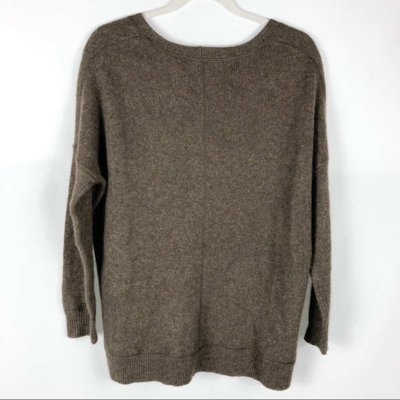 VINCE Brown Sweater Yak Hair & Wool Long Sleeve - Picture 10 of 10